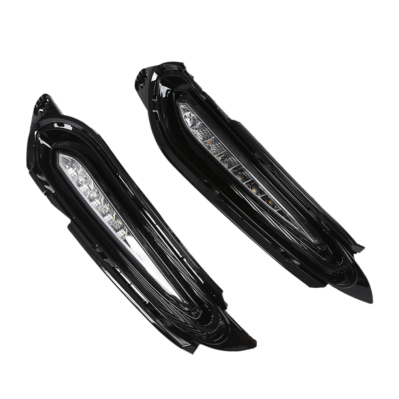 2PCS for Honda HRV HR-V 2014 2015 2016 2017 2018 with Turn Signal Relay Waterproof ABS Car DRL 12V LED Daytime Running Light
2PCS for Honda HRV HR-V 2014 2015 2016 2017 2018 with Turn Signal Relay Waterproof ABS Car DRL 12V LED Daytime Running Light