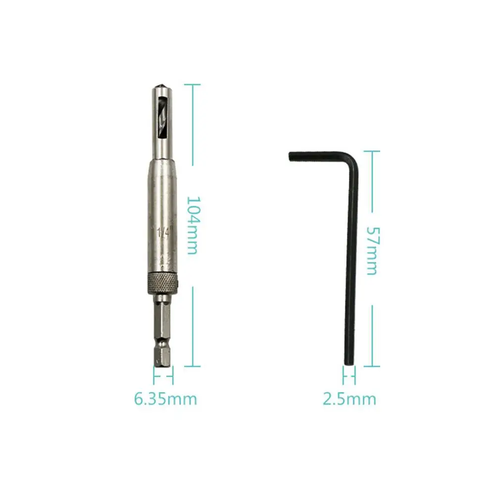 1Set Center Drill Bit Doors Self Centering Hinge Tapper Core Drill Bit Set Door Cabinet Hole Puncher Woodworking Tools 5/64"- 1
1Set Center Drill Bit Doors Self Centering Hinge Tapper Core Drill Bit Set Door Cabinet Hole Puncher Woodworking Tools 5/64"- 1