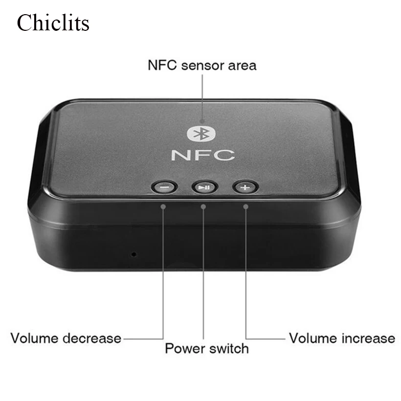 Bluetooth-приемник Chiclits NFC/USB-диск для чтения музыки стерео беспроводной адаптер 3 5 мм