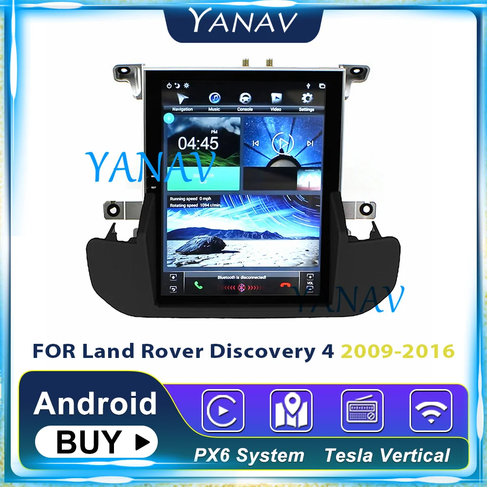 Android GPS Navigation Car Radio For-Land Rover Discovery 4 2009-2016 Car Stereo Audio Multimedia MP3 Player HD Vertical Screen 
Android GPS Navigation Car Radio For-Land Rover Discovery 4 2009-2016 Car Stereo Audio Multimedia MP3 Player HD Vertical Screen