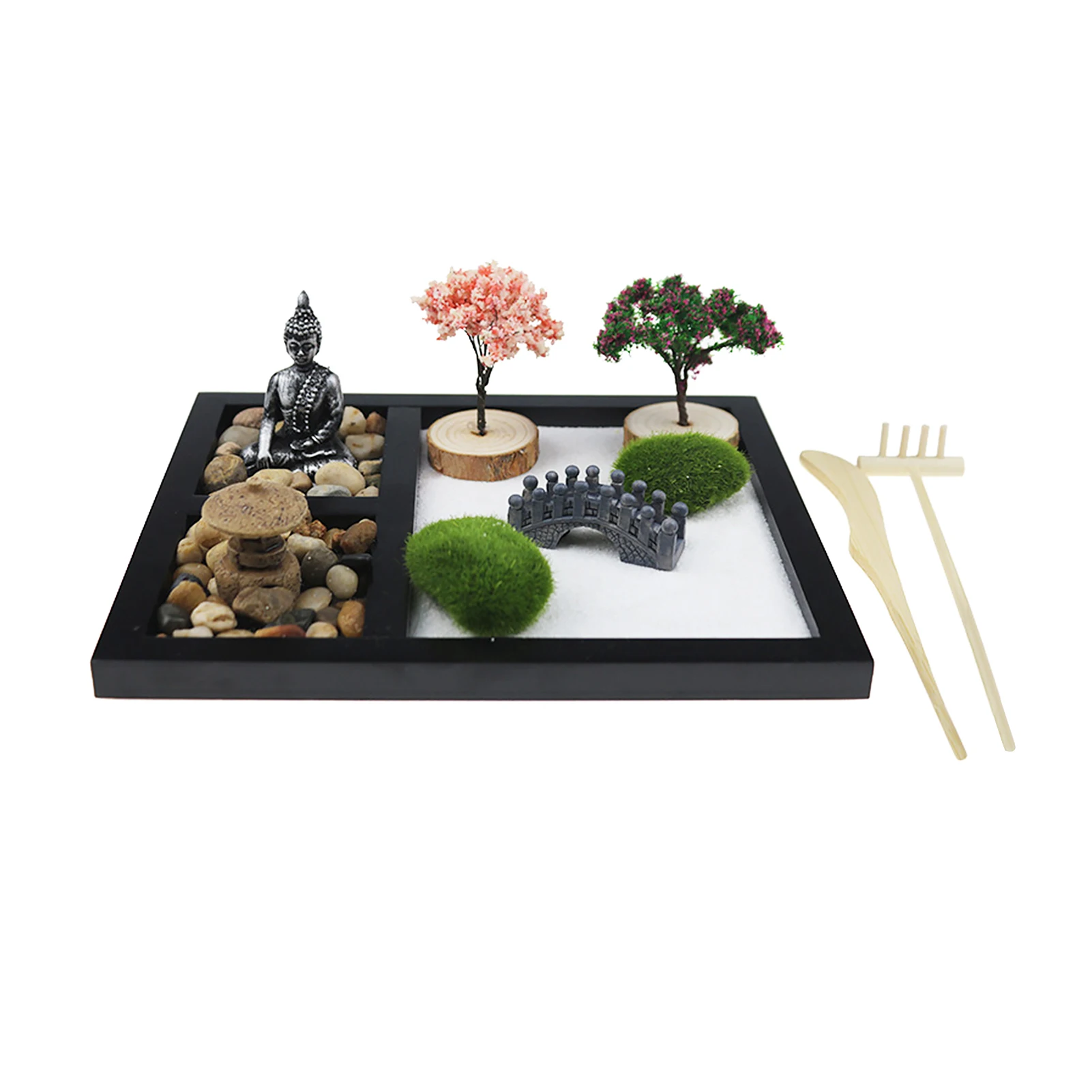 Stress Gift Set Beautiful Accessories Craft Mini Rock Garden Meditation Office Desktop Bedroom Portable Home Decor Universal
Stress Gift Set Beautiful Accessories Craft Mini Rock Garden Meditation Office Desktop Bedroom Portable Home Decor Universal