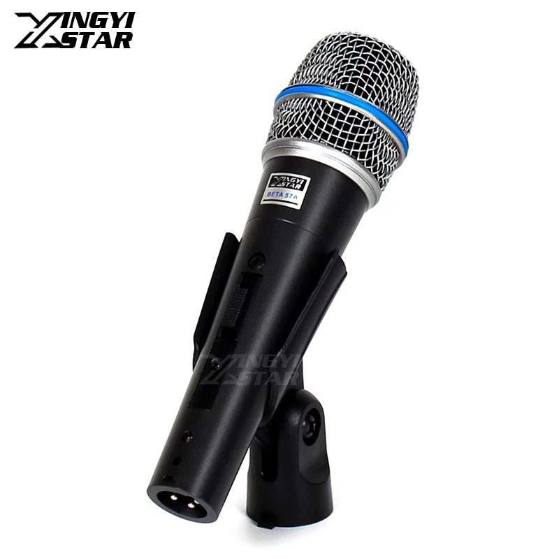 

Professional Switch Vocal Handheld Dynamic Microphone System For BETA57A BETA 57A 57 Micro Audio Mixer DJ Karaoke Mic PC Youtube