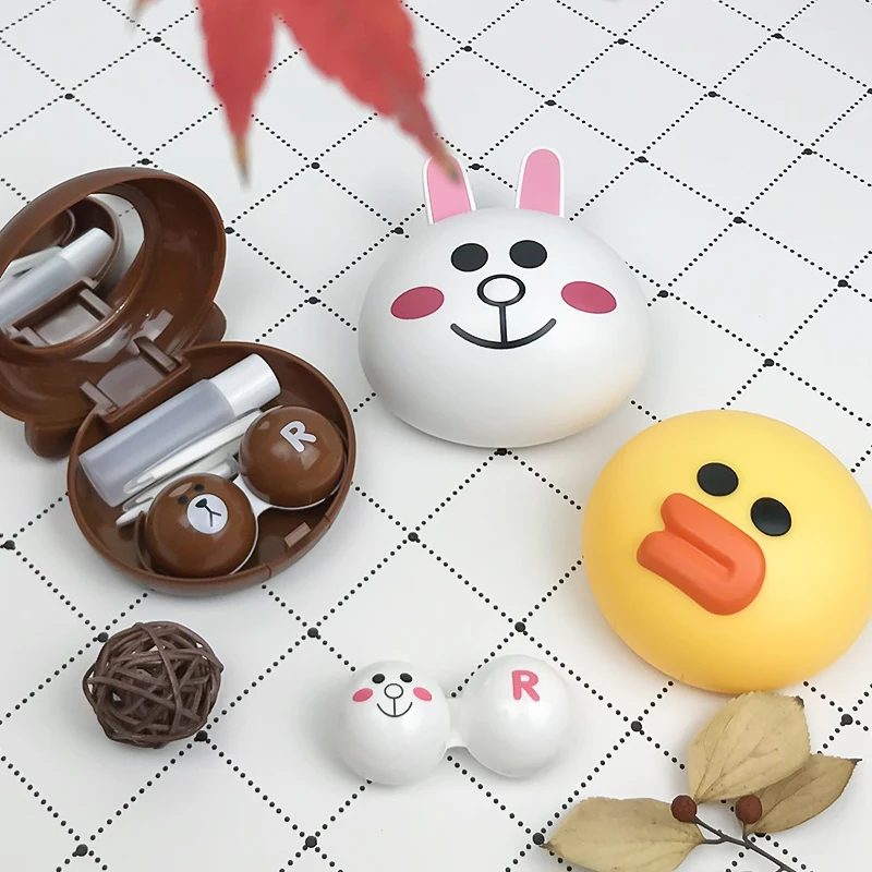 Cartoon Cosmetic Contact lens case with mirror contact lens case Travel box Eyewear Accessories Storage Holder Soaking Container
Cartoon Cosmetic Contact lens case with mirror contact lens case Travel box Eyewear Accessories Storage Holder Soaking Container
