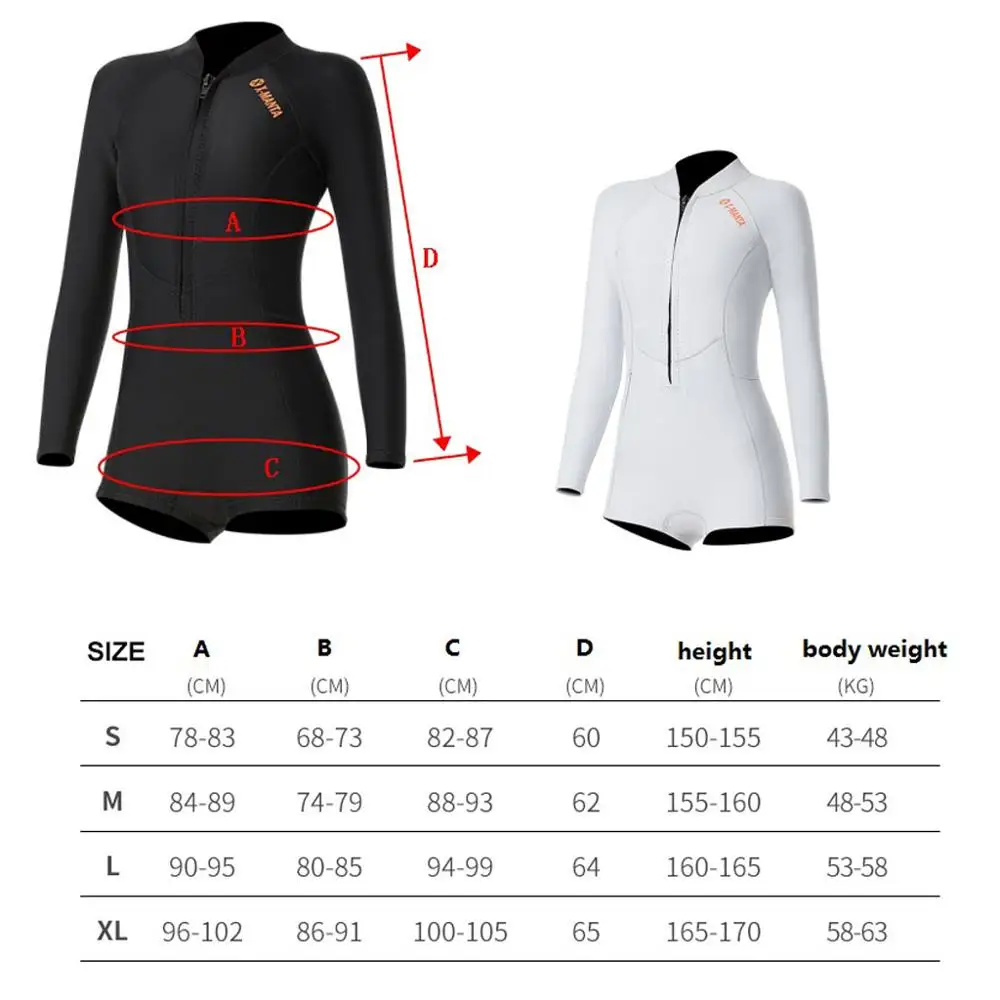 1.5MM Women Surfing Suit Female Long Sleeve Diving Suits One Piece Warm Snorkeling Clothes Ladies Beach Swim Bikini Wetsuit
1.5MM Women Surfing Suit Female Long Sleeve Diving Suits One Piece Warm Snorkeling Clothes Ladies Beach Swim Bikini Wetsuit