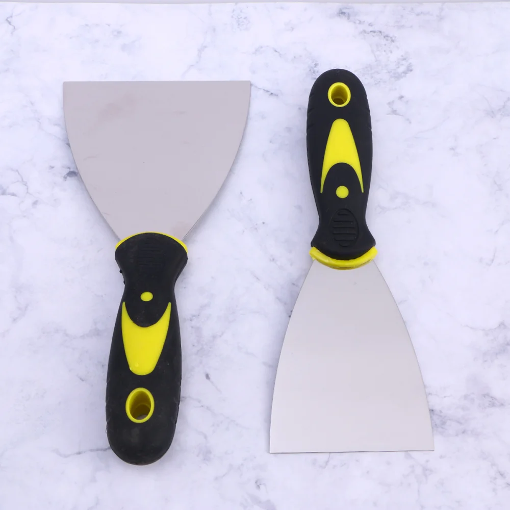 4 Pcs Stainless Steel Drywall Taping Knives Putty Set Wall Scraper with Flexible Steel and Comfortable and Anti-slip Handl
4 Pcs Stainless Steel Drywall Taping Knives Putty Set Wall Scraper with Flexible Steel and Comfortable and Anti-slip Handl