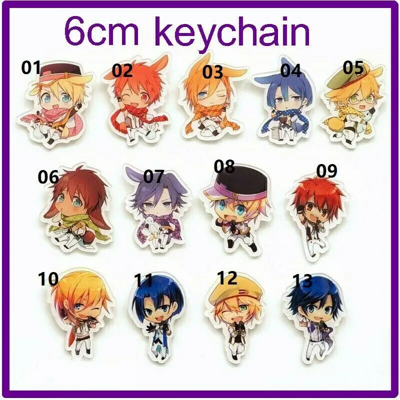 UTA NO PRINCE SAMA брелок с ремешком Nanami Haruka Shinomiya Natsuki Q Ver.|Брелоки| |