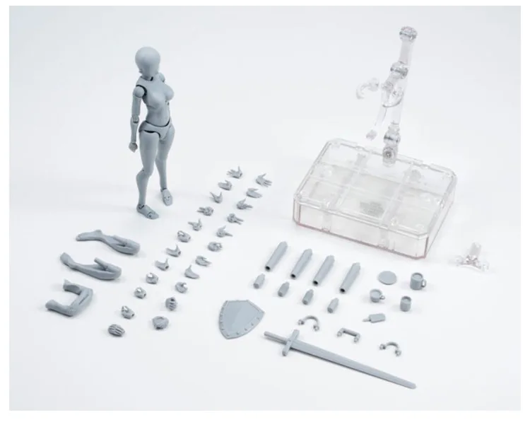 Третье поколение shf Plastid Garage Kit DX версия art мультфильм Рисунок Модель человеческое