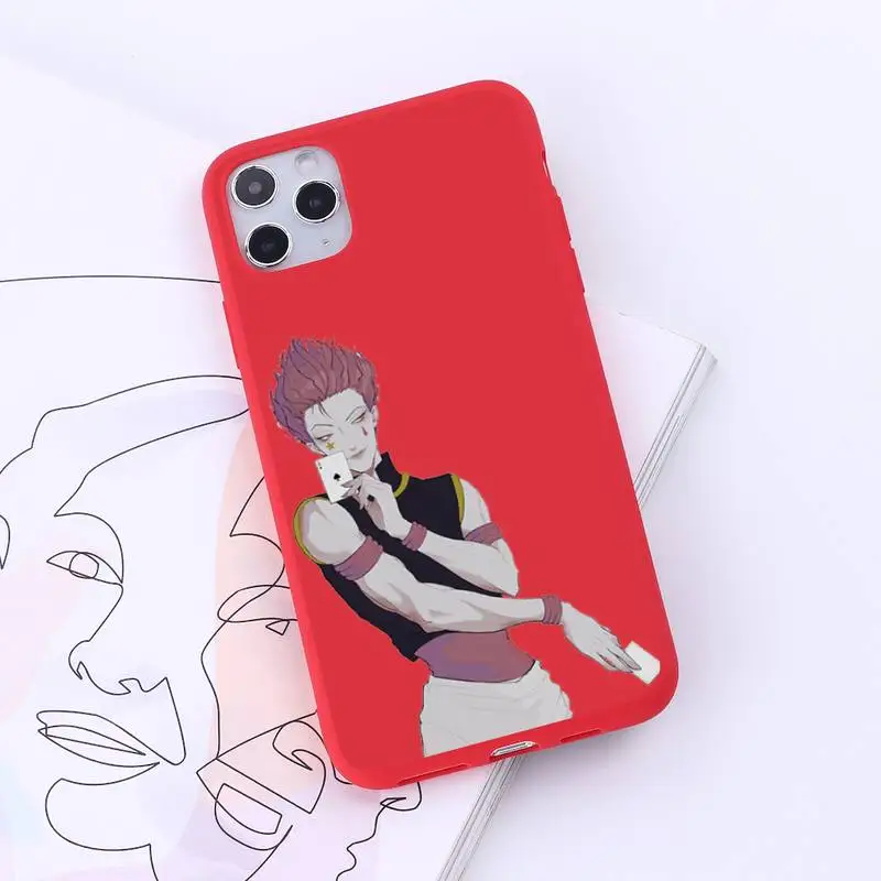 Hisoka hunter x hunter Phone Case Red Candy Color for iPhone 6 7 8 11 12 s mini pro X XS XR MAX Plus
Hisoka hunter x hunter Phone Case Red Candy Color for iPhone 6 7 8 11 12 s mini pro X XS XR MAX Plus