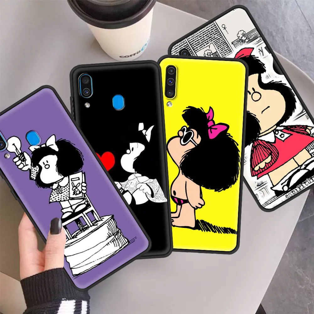 Cover for Samsung Galaxy A50 A10 A70 A20 A30 F41 A20e A40 Phone Case A20s A10e A10s Capa Back Soft Fundas Cute Mafalda Coque Sac
Cover for Samsung Galaxy A50 A10 A70 A20 A30 F41 A20e A40 Phone Case A20s A10e A10s Capa Back Soft Fundas Cute Mafalda Coque Sac