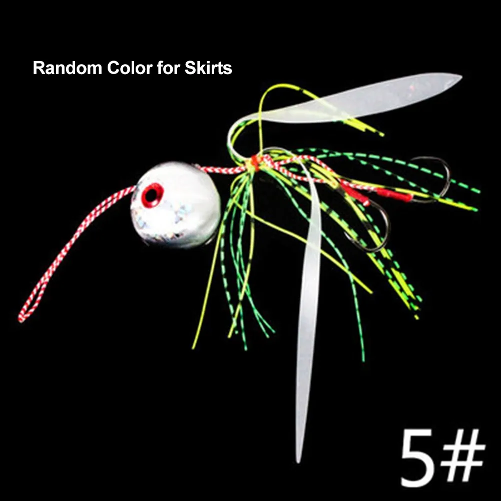 45/60/80/100/120/150/180/200g Glow Lumious Squid Head Lure With Rubber Skirt Jig With 3D Eyes & Super Strong Barbed Hooks
45/60/80/100/120/150/180/200g Glow Lumious Squid Head Lure With Rubber Skirt Jig With 3D Eyes & Super Strong Barbed Hooks
