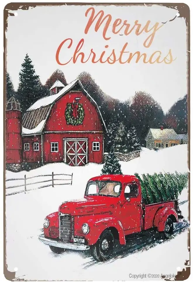 Retro Metal Sign Vintage Tin Sign Merry Christmas Sign for Plaque Poster Cafe Wall Art Gift 12 X 8 INCH
Retro Metal Sign Vintage Tin Sign Merry Christmas Sign for Plaque Poster Cafe Wall Art Gift 12 X 8 INCH