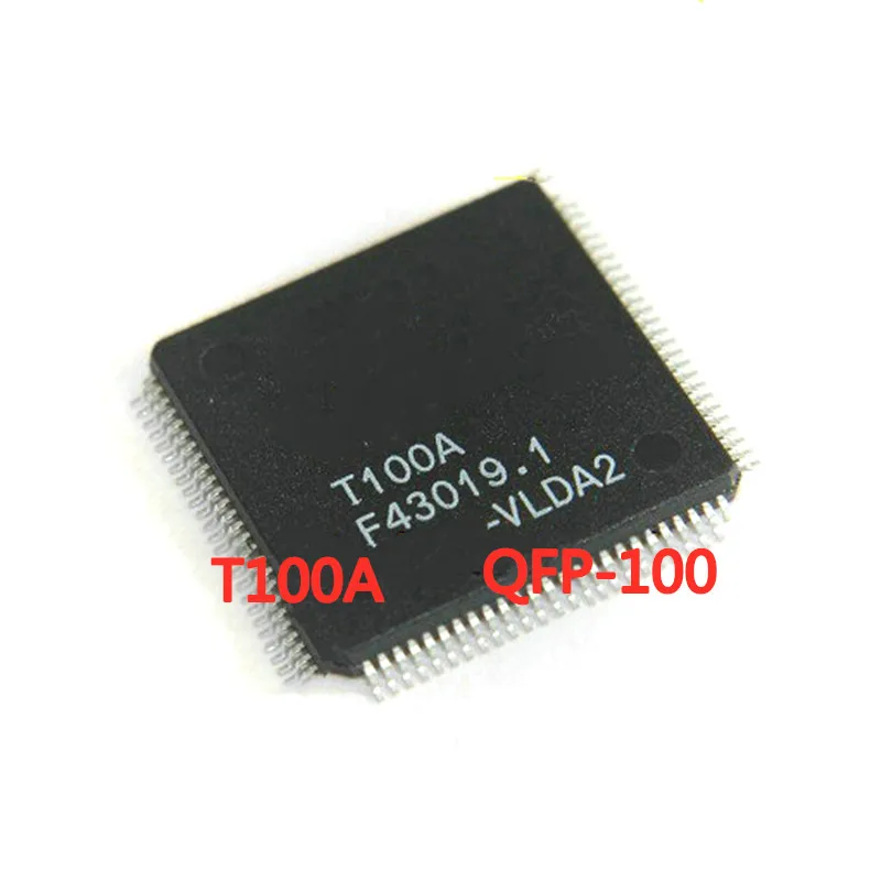 1PCS/LOT T100A T100 QFP-100 SMD LCD screen chip New In Stock GOOD Quality