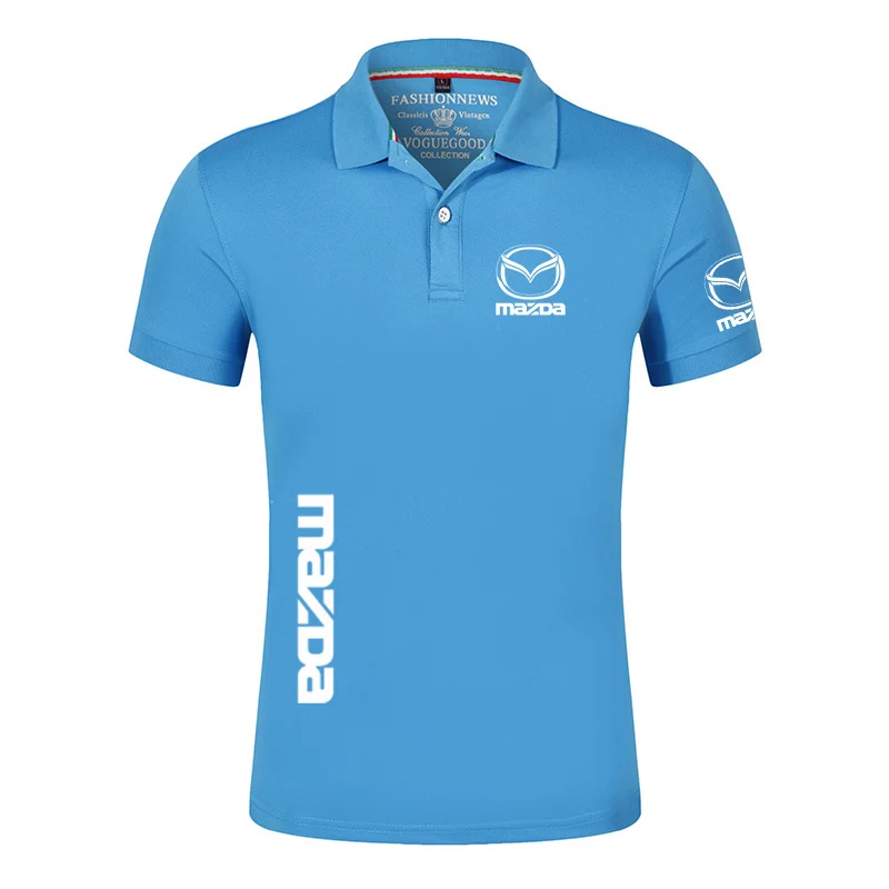 2021 Summer Men's Mazda Car Logo Polo Classic Unisex Tops Outdoor Customize T-shirt Casual Short TSleeves Solid Color Tshirt
2021 Summer Men's Mazda Car Logo Polo Classic Unisex Tops Outdoor Customize T-shirt Casual Short TSleeves Solid Color Tshirt
