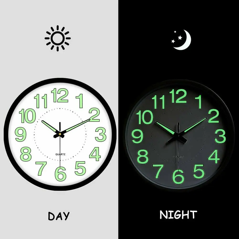 12 Inch Luminous Minimalist Wall Clock Modern Design White Quartz Simple Glowing Hanging Clocks Bedroom Living Room Decoration
12 Inch Luminous Minimalist Wall Clock Modern Design White Quartz Simple Glowing Hanging Clocks Bedroom Living Room Decoration
