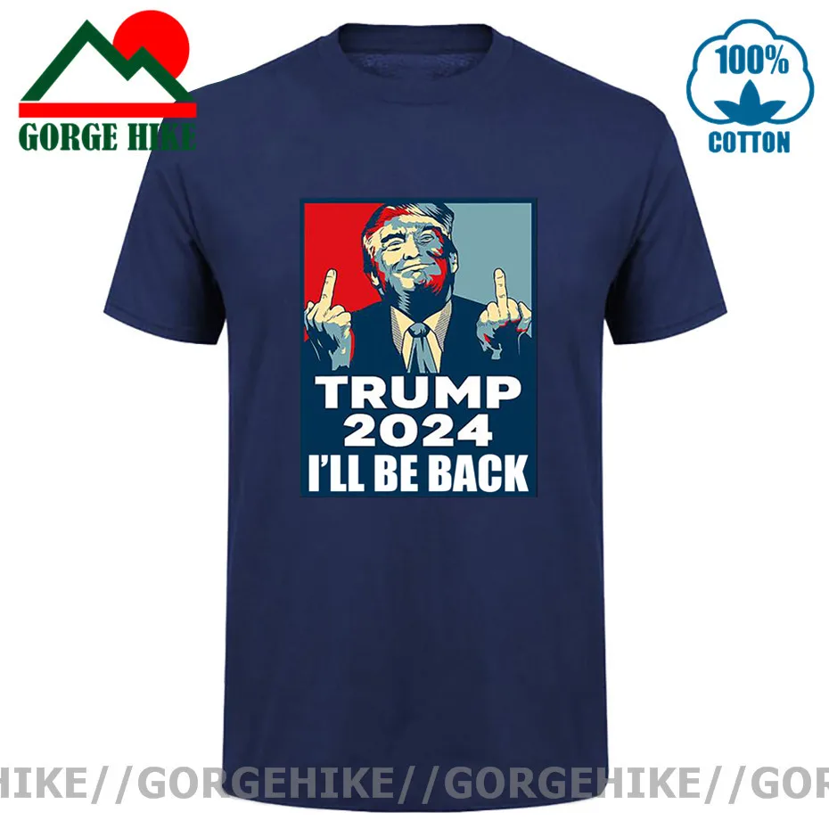 GorgeHike Funny Poster President Donal Trump I'll Be Back 2024 Middle Finger T-Shirt Make America Great Again T shirt men Tshirt
GorgeHike Funny Poster President Donal Trump I'll Be Back 2024 Middle Finger T-Shirt Make America Great Again T shirt men Tshirt