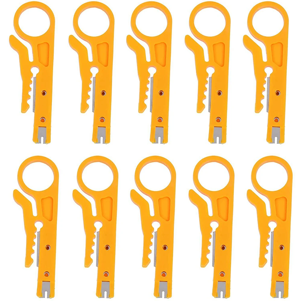 10PCS ABS Network Wire Stripper Data Lines Electricians Hand Tools Cables Stripping Tool For Professional Electricians New
10PCS ABS Network Wire Stripper Data Lines Electricians Hand Tools Cables Stripping Tool For Professional Electricians New