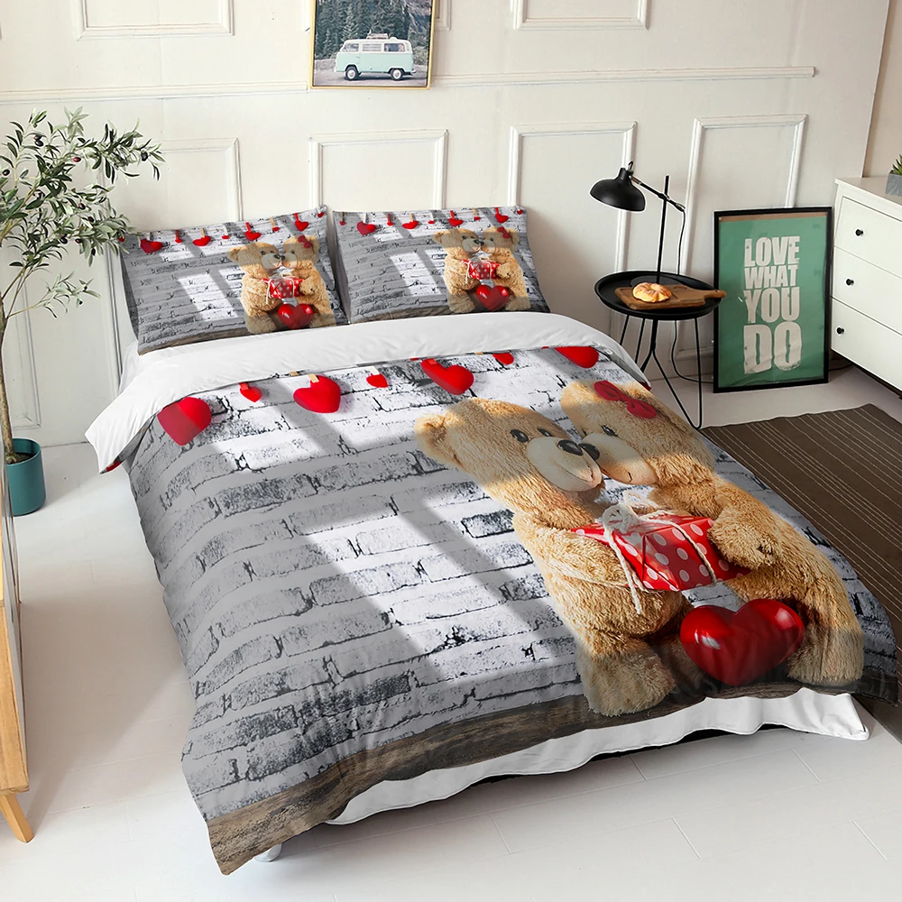 Детский комплект постельного белья с 3d рисунком Мишки Тедди дизайнерский мягкий материал двойная фотография с наволочками пододеяльник дл...
Детский комплект постельного белья с 3d рисунком Мишки Тедди дизайнерский мягкий материал двойная фотография с наволочками пододеяльник дл...