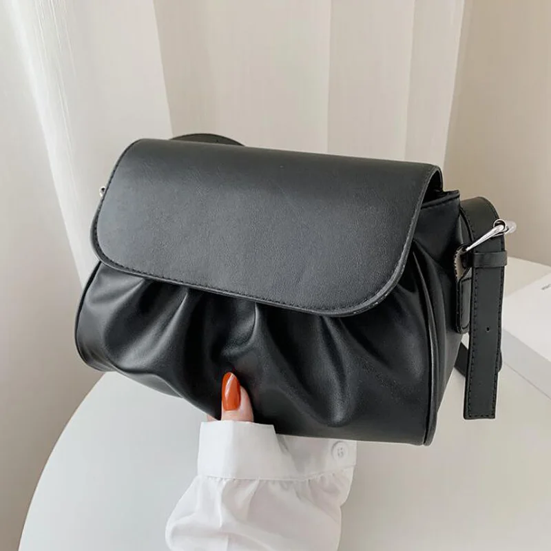 New Elegant Shoulder Bag Ruched Pu Leather Handbags For Women Fashion Designer Solid Underarm Hand Bags
New Elegant Shoulder Bag Ruched Pu Leather Handbags For Women Fashion Designer Solid Underarm Hand Bags