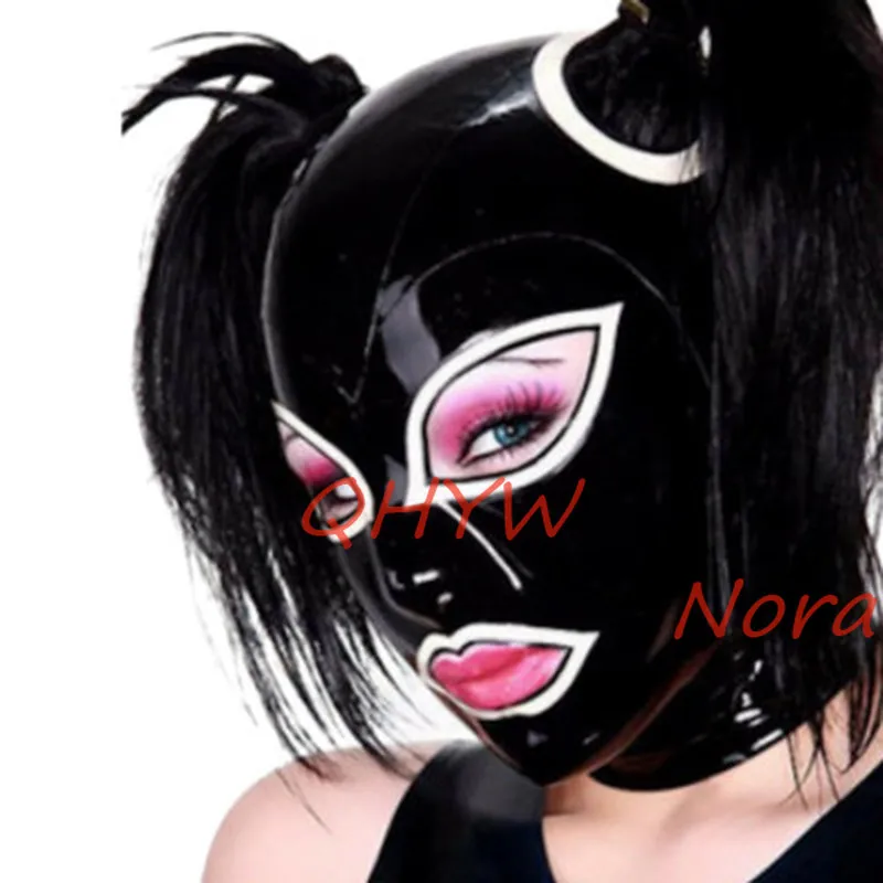 Sexy Handmade Latex Face Mask for Female Exotic Latex Full Breath Hoods Mask with hair holes Cekc Lingerie Uniform NO WIGS
Sexy Handmade Latex Face Mask for Female Exotic Latex Full Breath Hoods Mask with hair holes Cekc Lingerie Uniform NO WIGS