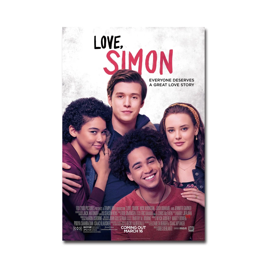 S 24 любовь Simon 2018 Ник Робин фильм постер холст искусство Принт 20x30 24x36 Современное