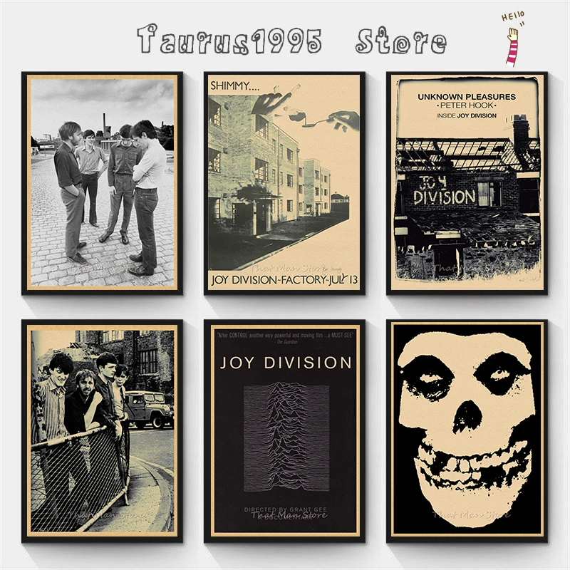 New British punk band Joy Division vintage kraft poster home wall bar cafe decoration painting
New British punk band Joy Division vintage kraft poster home wall bar cafe decoration painting