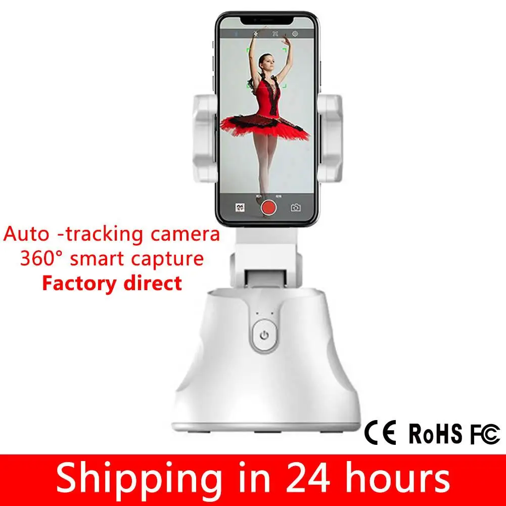1pc Smart Shooting Selfie Stick Smartphone Holder Mount 360 Rotation Auto Face Tracking Object Tracking vlog Camera Phone Holder
1pc Smart Shooting Selfie Stick Smartphone Holder Mount 360 Rotation Auto Face Tracking Object Tracking vlog Camera Phone Holder