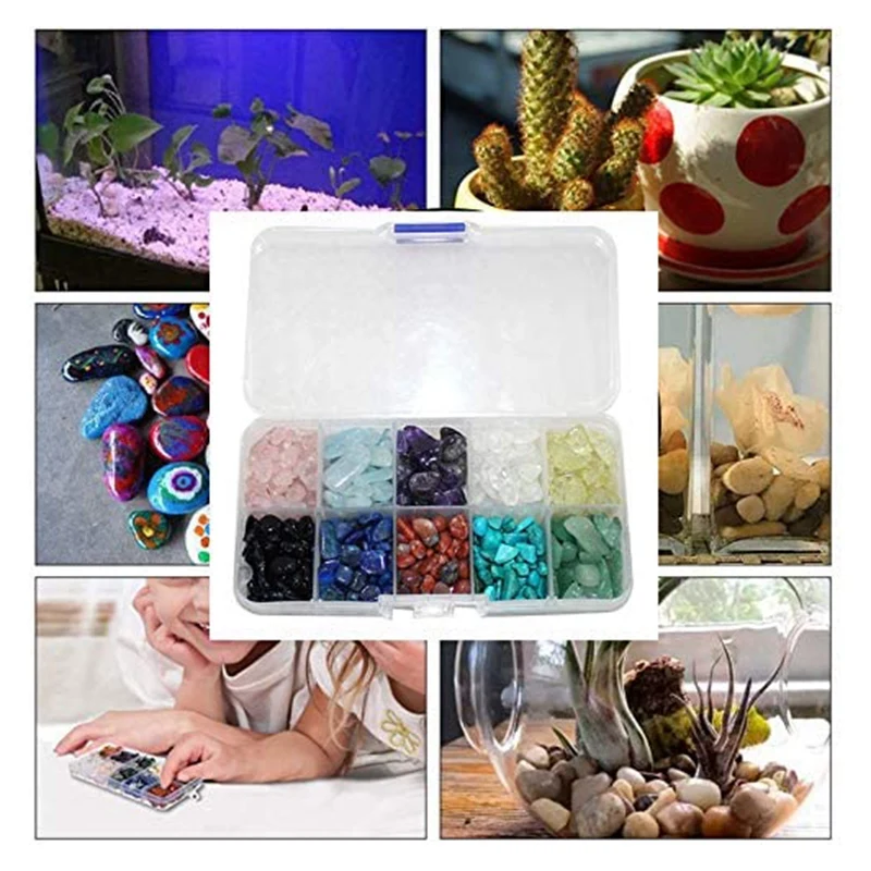 Natural Gravel Irregular Crystal Stone 7-9mm Natural Crystal Energy Stone Box Includes 10 Colors
Natural Gravel Irregular Crystal Stone 7-9mm Natural Crystal Energy Stone Box Includes 10 Colors