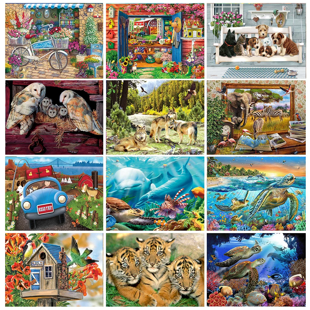 5D DIY Diamond Painting Animal Kitten Elephant Flower Embroidery Cross Stitch Round Diamond Mosaic Crafts Home Decoration Gifts
5D DIY Diamond Painting Animal Kitten Elephant Flower Embroidery Cross Stitch Round Diamond Mosaic Crafts Home Decoration Gifts