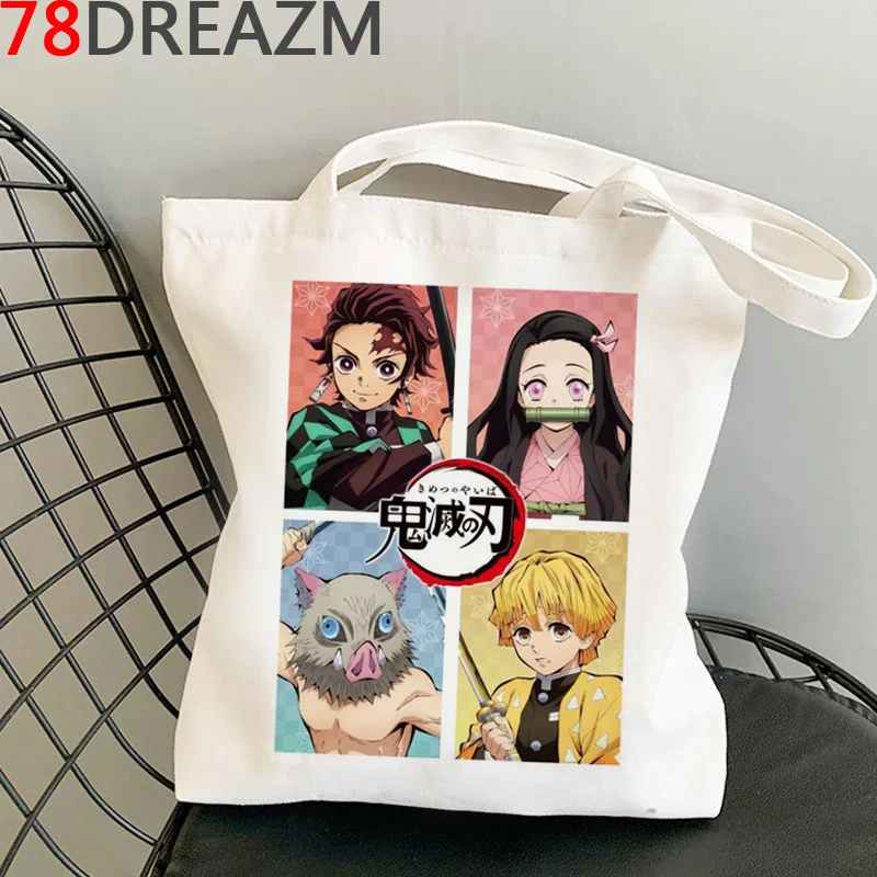 Демон убийца сумка для покупок из хлопка бакалеи Эко сумка bolsa tote Сумка reciclaje строка захватить
Демон убийца сумка для покупок из хлопка бакалеи Эко сумка bolsa tote Сумка reciclaje строка захватить