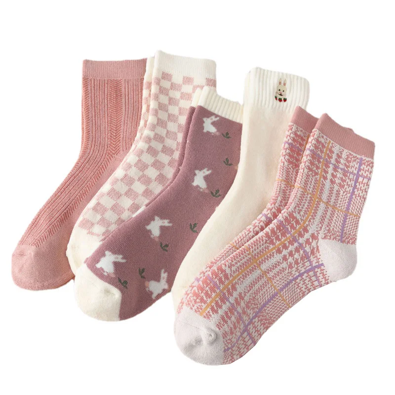 HaleyChan Japanese Autumn and Winter Thick Terry Socks To Keep Warm, Ladies Tube Socks, Pink Houndstooth Terry Socks Cute Socks
HaleyChan Japanese Autumn and Winter Thick Terry Socks To Keep Warm, Ladies Tube Socks, Pink Houndstooth Terry Socks Cute Socks