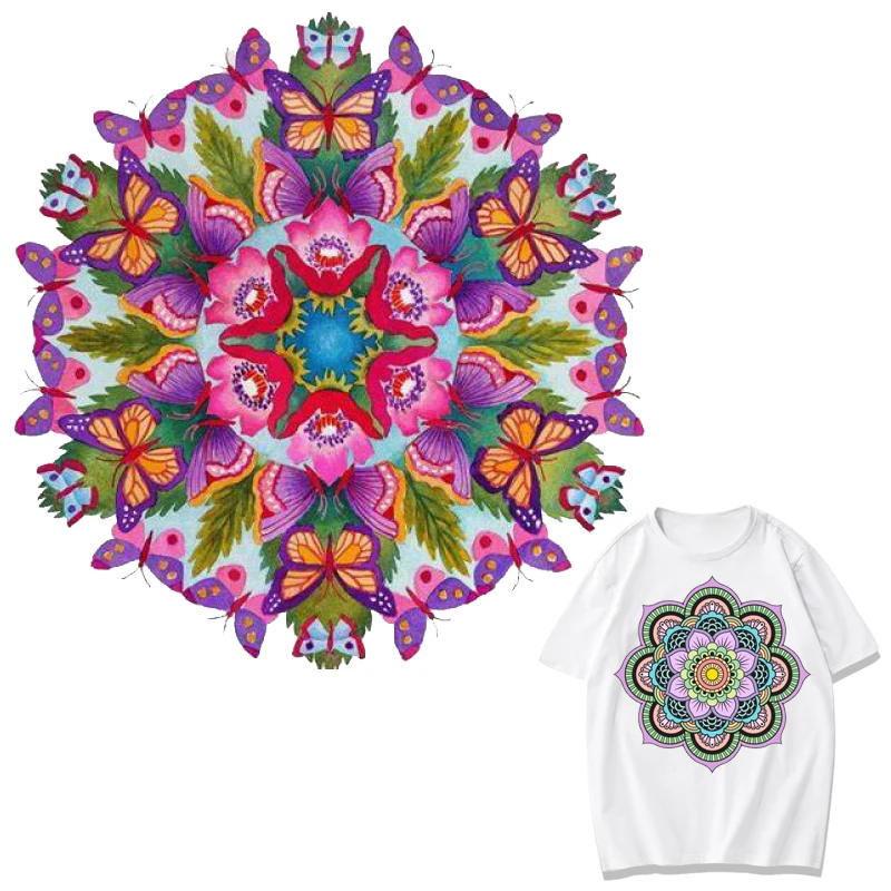 Mandala Ironing Patches Flower Thermal Stickers on Clothes Iron-on Transfers for Clothing Thermoadhesive Patch Diy Art Applique
Mandala Ironing Patches Flower Thermal Stickers on Clothes Iron-on Transfers for Clothing Thermoadhesive Patch Diy Art Applique