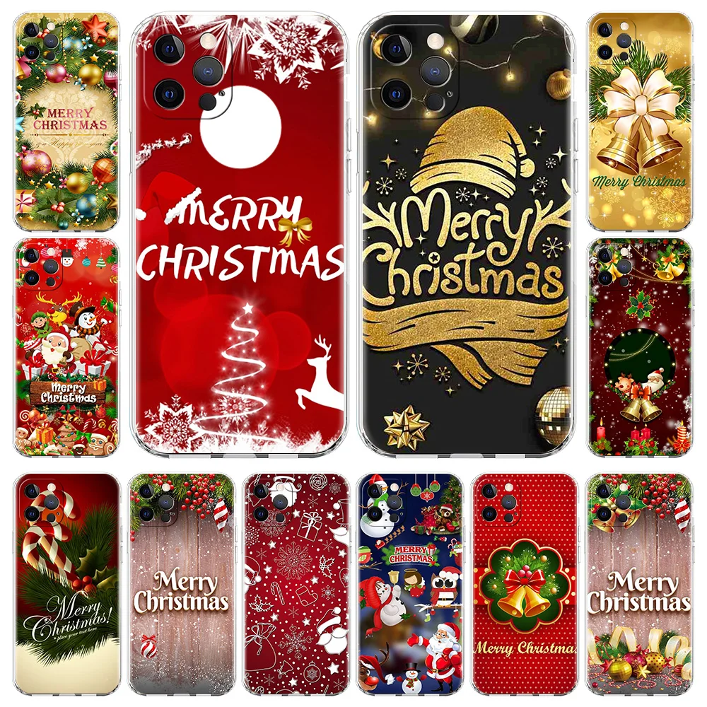 Merry Christmas Case for iPhone 13 12 Pro Max Cover Transparent Soft for iPhone 11 Pro Max 7 8 Plus X XS XR SE2020 Shell TPU Bag
Merry Christmas Case for iPhone 13 12 Pro Max Cover Transparent Soft for iPhone 11 Pro Max 7 8 Plus X XS XR SE2020 Shell TPU Bag