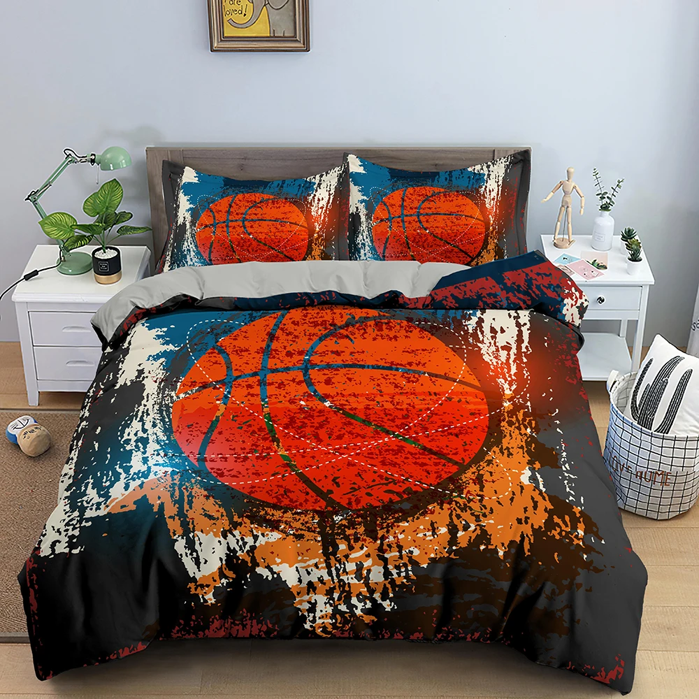 3D Basketball Football Print Bedding Set Boys Bedroom Luxury Duvet Covers for Sporter Bedclothes King Queen Home Decor
3D Basketball Football Print Bedding Set Boys Bedroom Luxury Duvet Covers for Sporter Bedclothes King Queen Home Decor