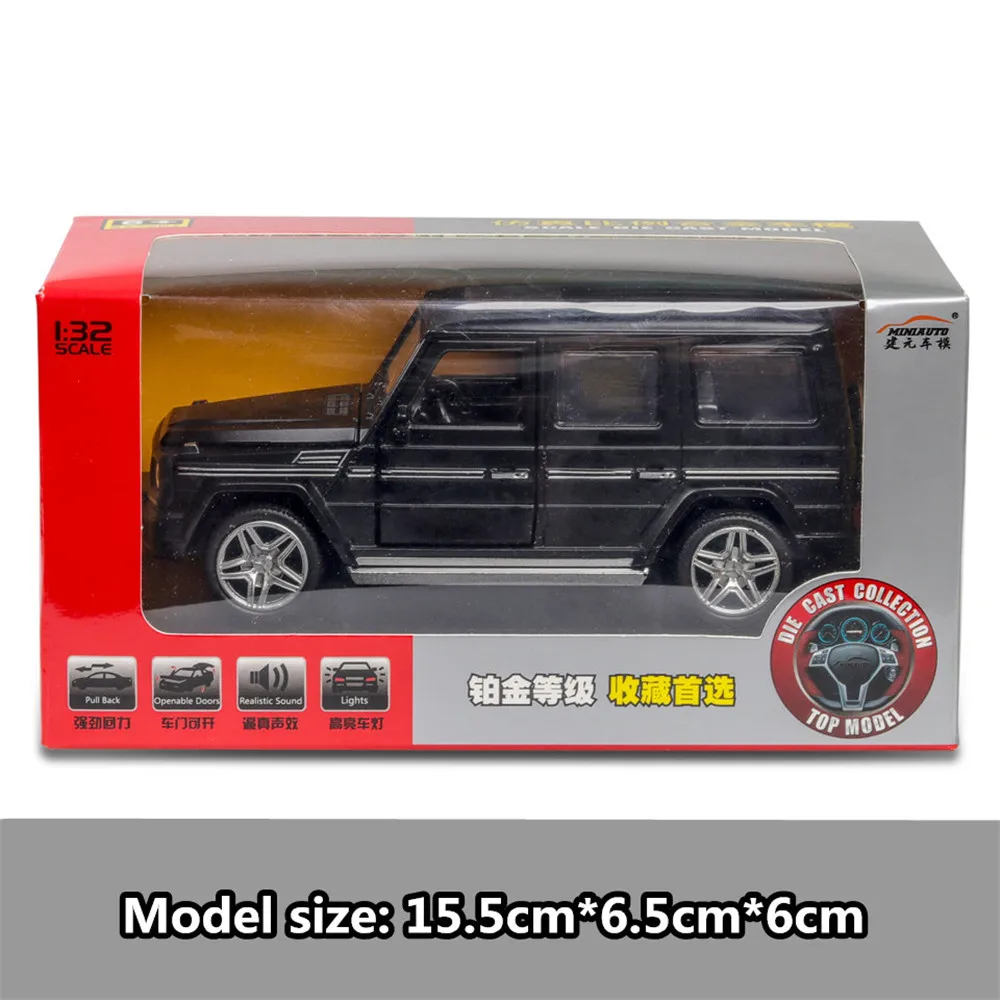 1:32 Benz G65 Pull Back Alloy Diecasts Car Model Children's Glide Toy Boy Racing Collection Metal Decoration Birthday Gift
1:32 Benz G65 Pull Back Alloy Diecasts Car Model Children's Glide Toy Boy Racing Collection Metal Decoration Birthday Gift