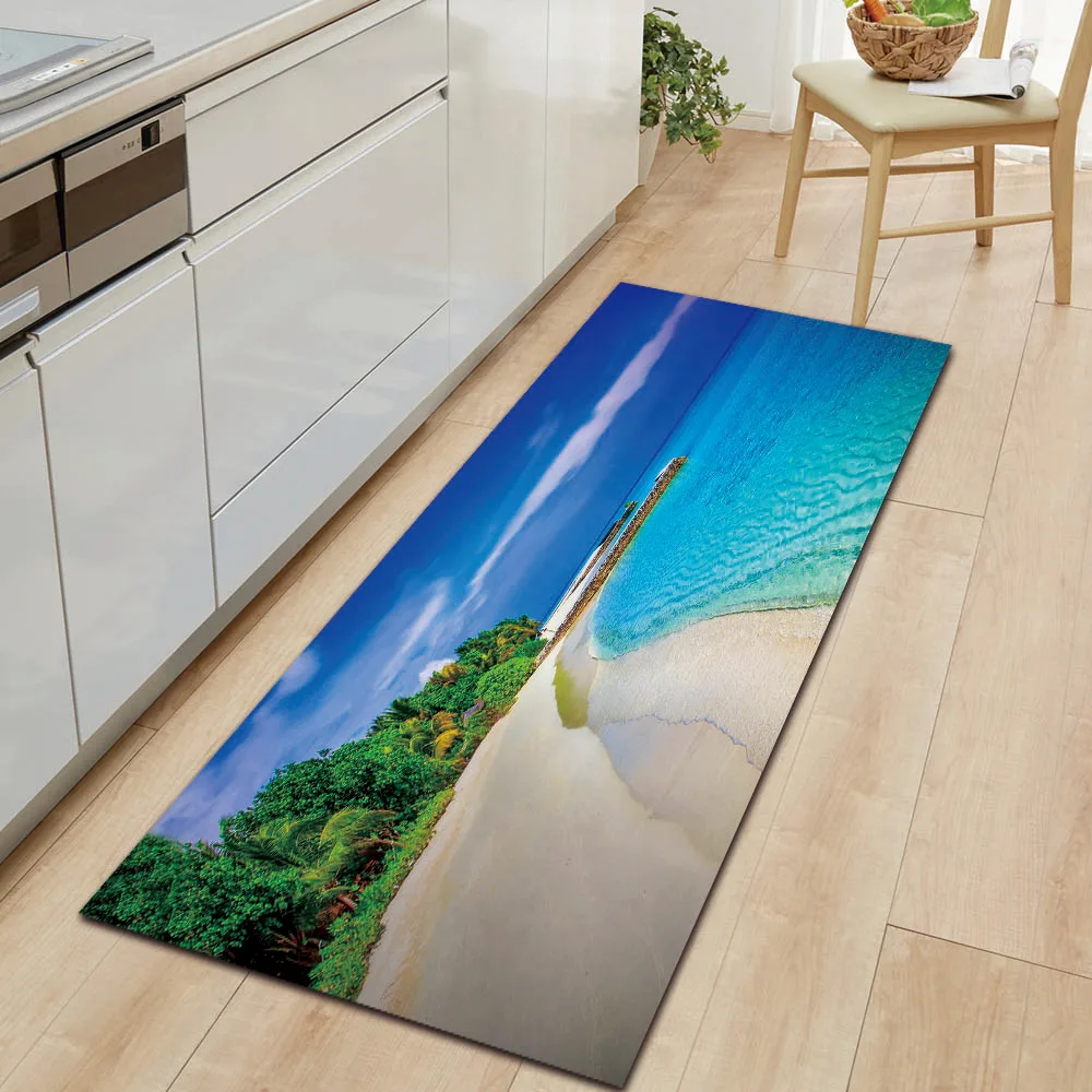 Blue Sea Home Anti-Slip Kitchen Carpet Entrance Doormat Bedroom Floor Decoration Hallway Balcony Living Room Rug Soft Bath Mat
Blue Sea Home Anti-Slip Kitchen Carpet Entrance Doormat Bedroom Floor Decoration Hallway Balcony Living Room Rug Soft Bath Mat