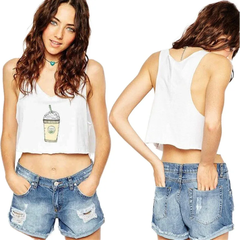 2021 Sexy Tops for Women Street Style Casual Slim Bodycon Cartoon Print Short Tank Top Women V-neck Sleeveless Navel Exposed Top
2021 Sexy Tops for Women Street Style Casual Slim Bodycon Cartoon Print Short Tank Top Women V-neck Sleeveless Navel Exposed Top