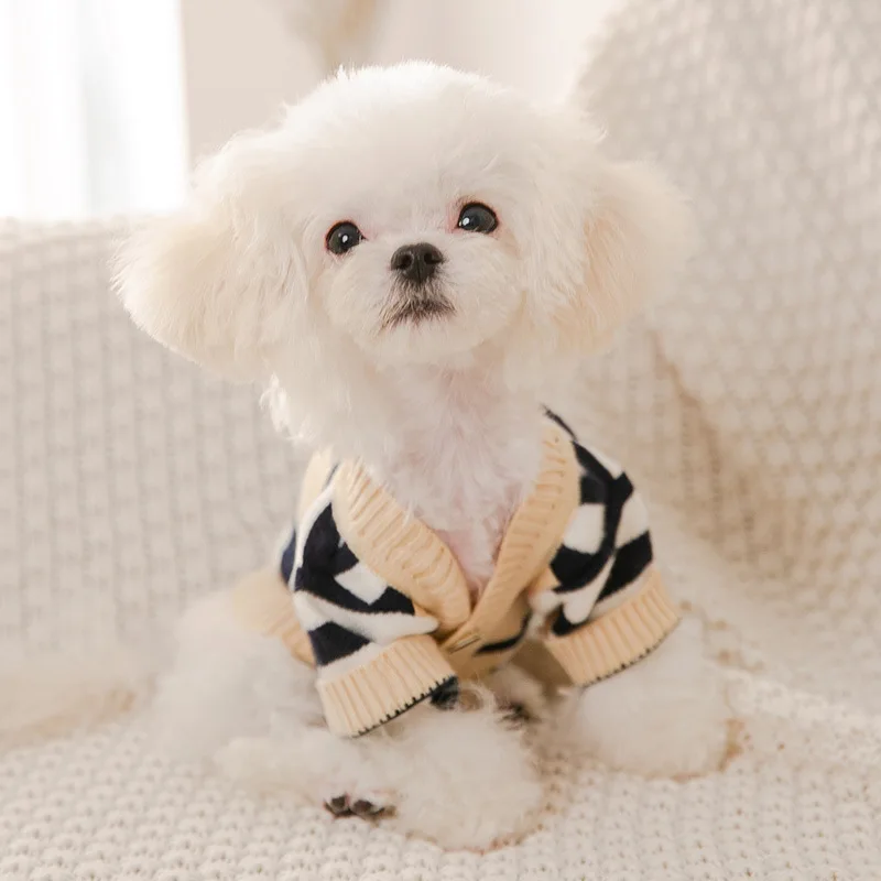 Pet Costume Dog Stripe Sweater Teddy Cardigan Button Puppy Clothes Christmas Clothes for Dogs Luxury Dog Clothes
Pet Costume Dog Stripe Sweater Teddy Cardigan Button Puppy Clothes Christmas Clothes for Dogs Luxury Dog Clothes
