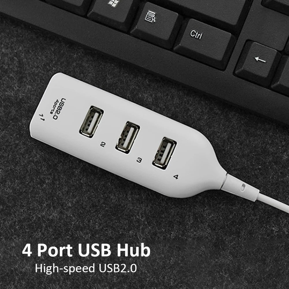 Durable 5Mbps 4 Port Adapter Splitter Practical Multi-functional USB Hub High Speed Multiple USB 2.0 Power Expander
Durable 5Mbps 4 Port Adapter Splitter Practical Multi-functional USB Hub High Speed Multiple USB 2.0 Power Expander