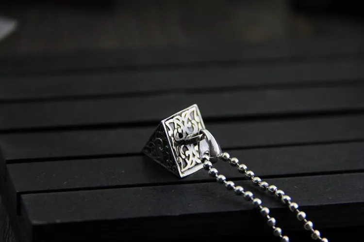 Sterling Silver 925 Necklace Pendant Pyramid Animal Retro Thai Silver S925 Fashion Jewelry Men Auspicious Religious (3AHP1)
Sterling Silver 925 Necklace Pendant Pyramid Animal Retro Thai Silver S925 Fashion Jewelry Men Auspicious Religious (3AHP1)