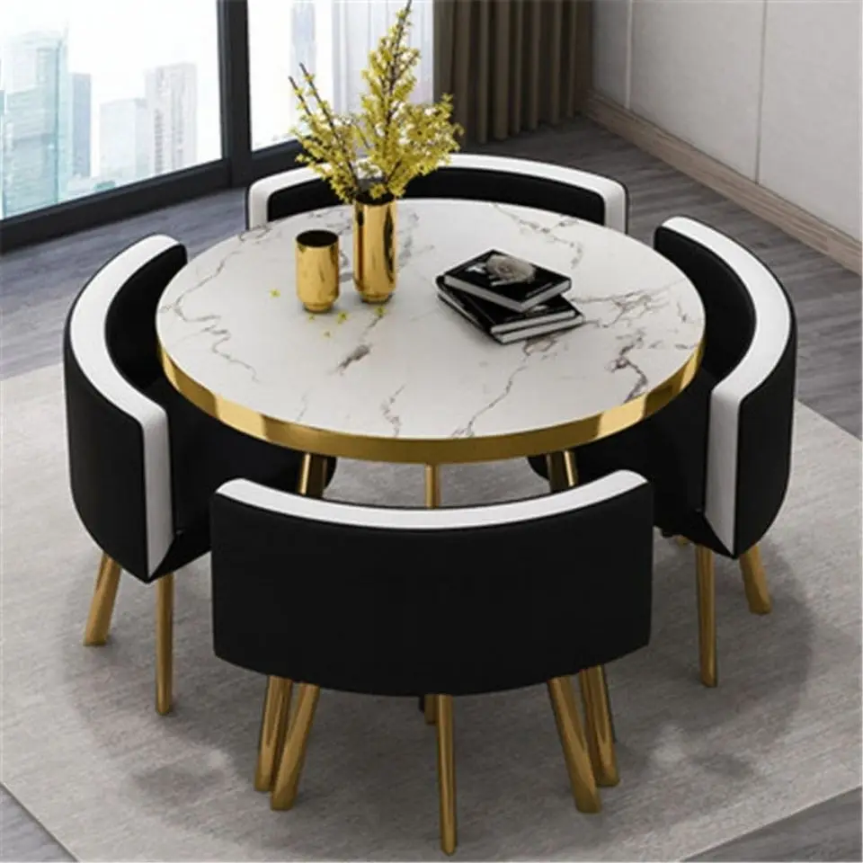 Simple reception negotiation imitation marble pattern wooden table chair group rest area office meeting restaurant table chair
Simple reception negotiation imitation marble pattern wooden table chair group rest area office meeting restaurant table chair