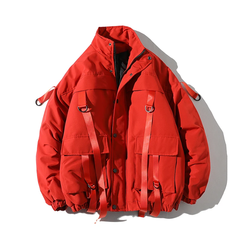 Practicality Men Winter Jacket Coats Casual Windbreaker Mens Parka Hip hop Bandage design Coats Man Streetwear Outwear ABZ59
Practicality Men Winter Jacket Coats Casual Windbreaker Mens Parka Hip hop Bandage design Coats Man Streetwear Outwear ABZ59