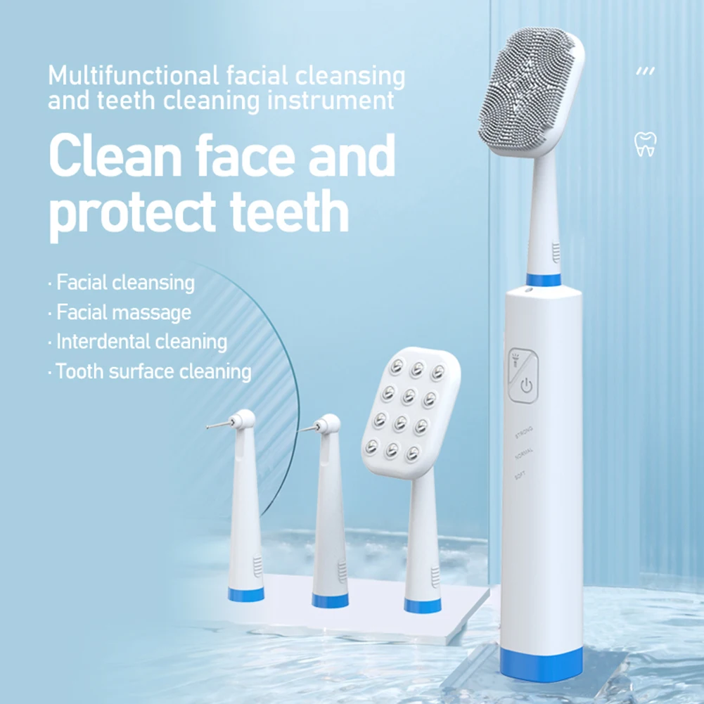 Multifunctional Beauty Facial Cleansing Brushes & Tooth Calculus Tartar Remover Dental Scaler Oral Hygiene Cleaning Care Tools
Multifunctional Beauty Facial Cleansing Brushes & Tooth Calculus Tartar Remover Dental Scaler Oral Hygiene Cleaning Care Tools