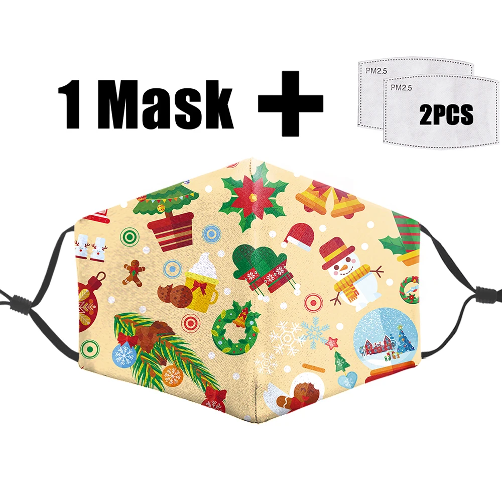 3D Christmas Cartoon Printed Mask Washable Fabric Face Masks Reusable PM2.5 Filter Mask Dust Proof Flu Masks Adult
3D Christmas Cartoon Printed Mask Washable Fabric Face Masks Reusable PM2.5 Filter Mask Dust Proof Flu Masks Adult