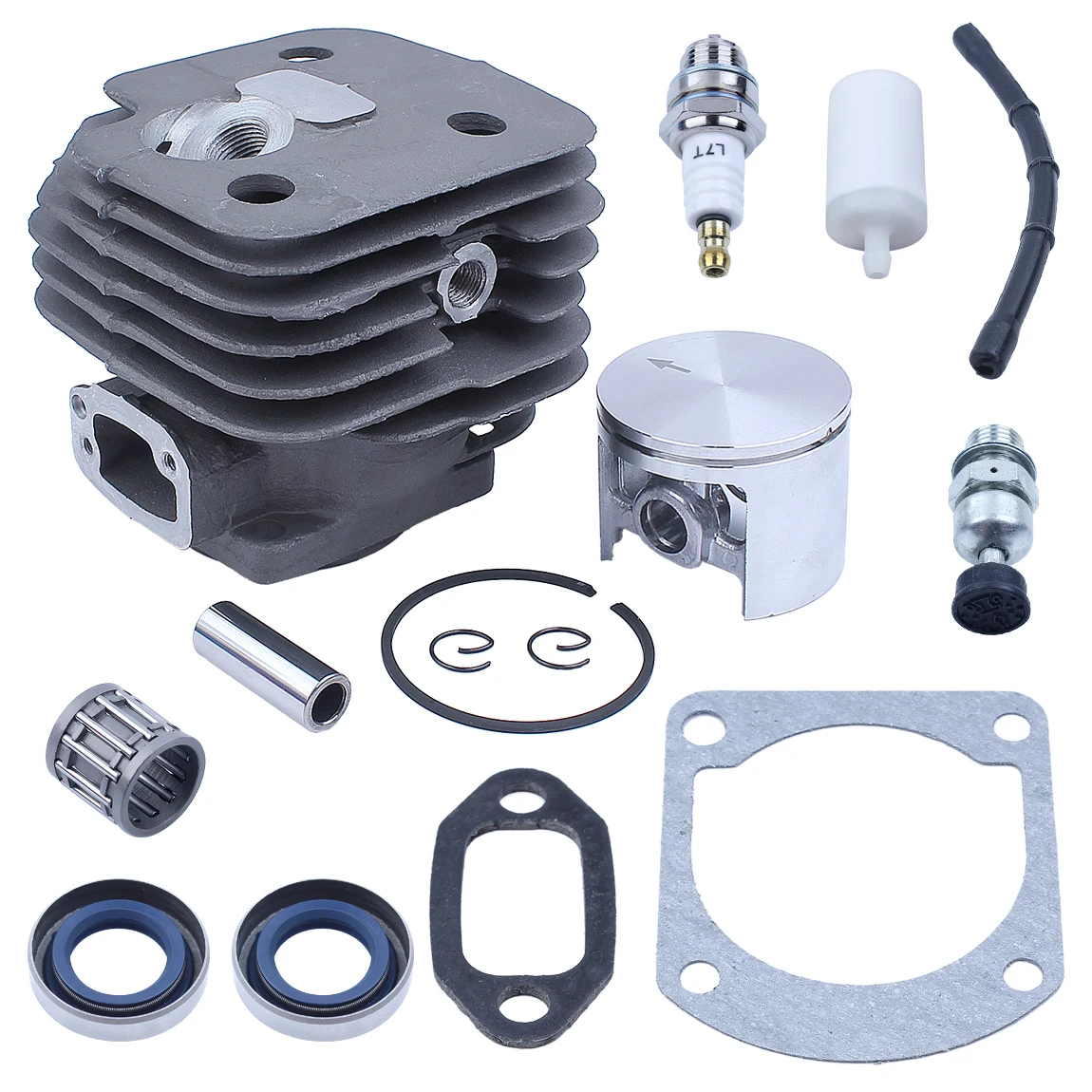 52mm Cylinder Piston Kit For Husqvarna 272 272XP 268 Fuel Filter Line Oil Seal Gasket Decompression Valve Spark Plug Chainsaw
52mm Cylinder Piston Kit For Husqvarna 272 272XP 268 Fuel Filter Line Oil Seal Gasket Decompression Valve Spark Plug Chainsaw
