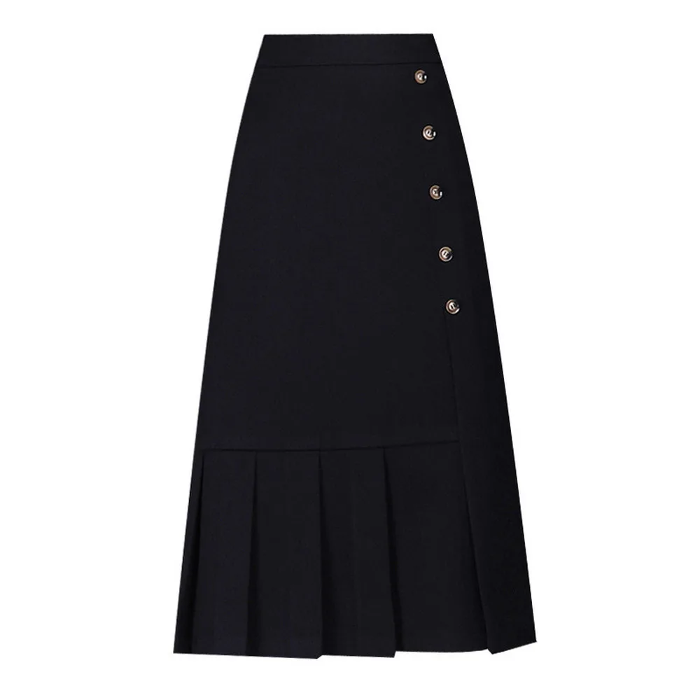 2020 New Spring Autumn Female Fishtail High Waist Ruffle Line Black Casual Skirt High Quality Fashion Plus Size M-4XL
2020 New Spring Autumn Female Fishtail High Waist Ruffle Line Black Casual Skirt High Quality Fashion Plus Size M-4XL