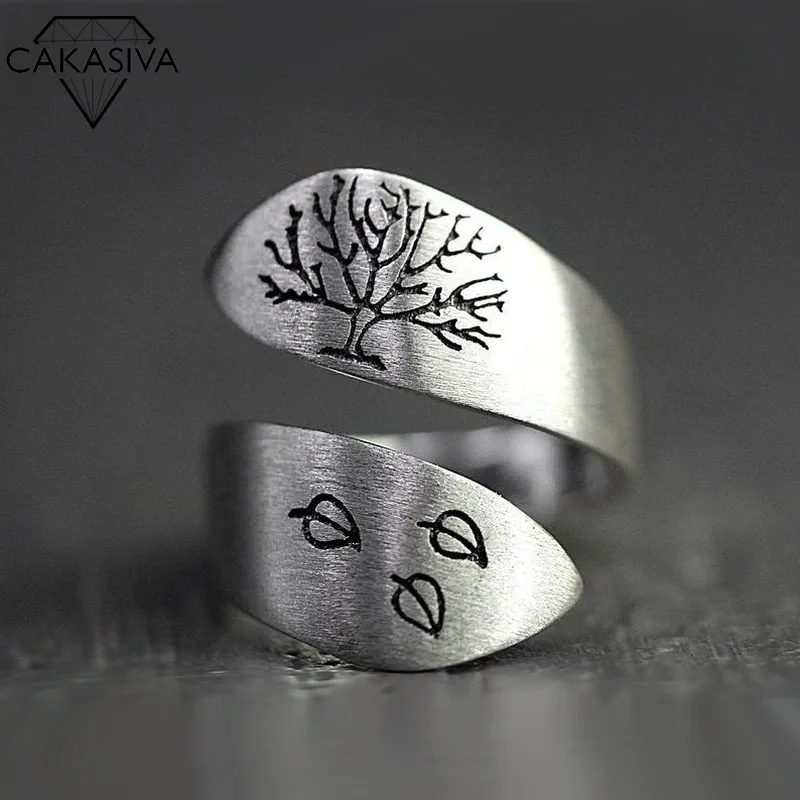 Vintage 925 Silver Drawing Craft Three Leaves Tree of Life Open Ring Engagement Wedding Gift Jewelry Ring Wholesale
Vintage 925 Silver Drawing Craft Three Leaves Tree of Life Open Ring Engagement Wedding Gift Jewelry Ring Wholesale