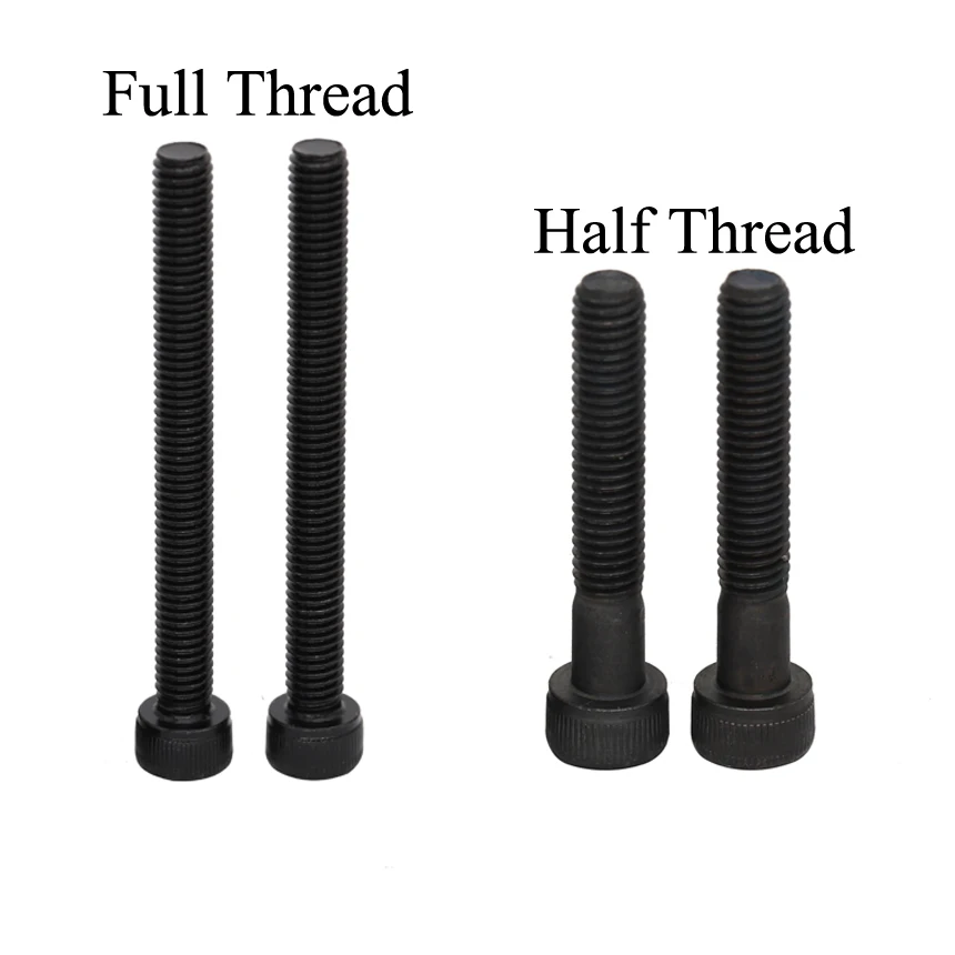 

M16 M16*85/120/130/140/150mm 12.9 Grade Carbon Steel Full Half Thread DIN912 Cap Cup Allen Head Bolt Hex Hexagonal Socket Screw