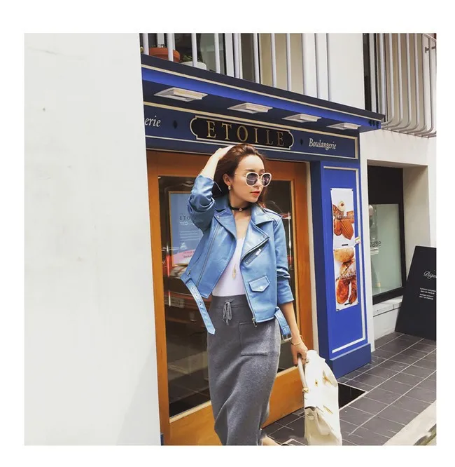 Korean locomotive 2020 new slim leather clothing spring women's short jacket Pu jacket women's fashion