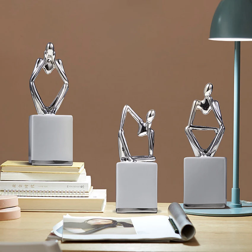 Morden office abstract Furnishing Articles Contracted Desktop Ornaments Crafts creative Figurines & Miniatures home accessories
Morden office abstract Furnishing Articles Contracted Desktop Ornaments Crafts creative Figurines & Miniatures home accessories
