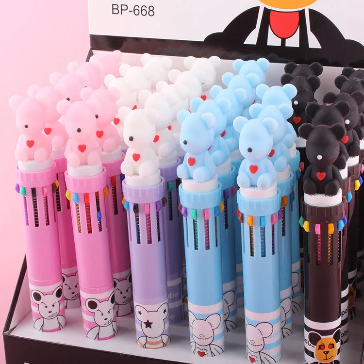 30 шт./лот шариковая ручка с мультяшным медведем, 10 цветов, милые шариковые ручки с прессом, школьные и офисные канцелярские принадлежности, п...
30 шт./лот шариковая ручка с мультяшным медведем, 10 цветов, милые шариковые ручки с прессом, школьные и офисные канцелярские принадлежности, п...
